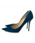 JIMMY CHOO (ジミーチュウ) スウェードハイヒールパンプス グリーン サイズ:39：6000円