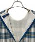 中古・古着 POLO RALPH LAUREN (ポロ・ラルフローレン) マドラスチェックパッチワークノースリーブワンピース ネイビー サイズ:6：8000円
