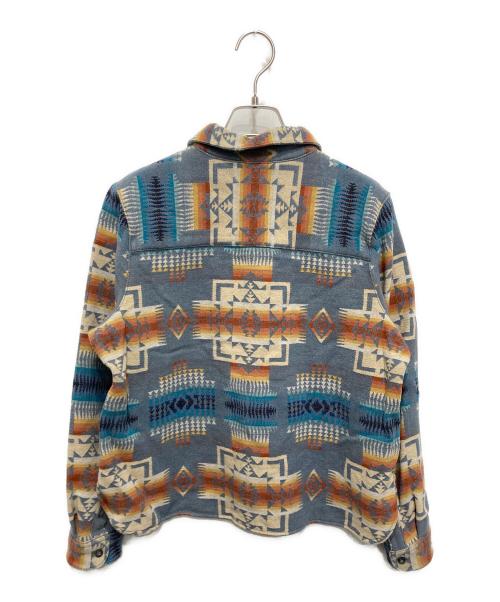 PENDLETON（ペンドルトン）PENDLETON (ペンドルトン) ネイティブ柄バージンウールシャツ ブルー サイズ:Ⅼの古着・服飾アイテム
