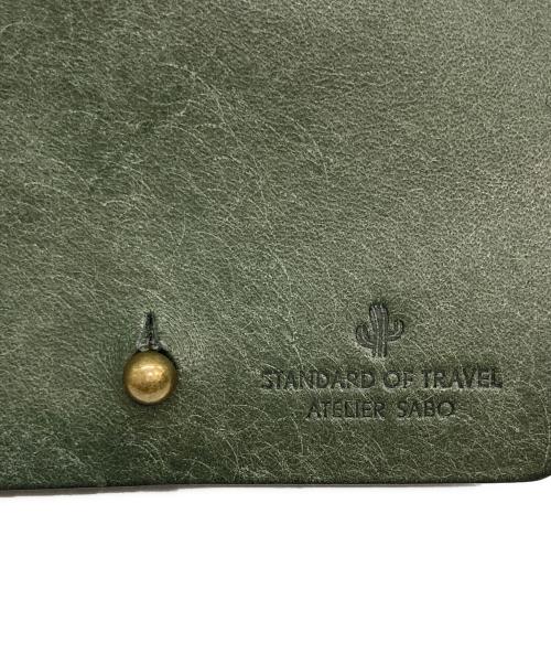 STANDARD OF TRAVEL（スタンダードオブトラベル）STANDARD OF TRAVEL (スタンダードオブトラベル) コンパクトウォレット グリーンの古着・服飾アイテム