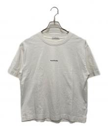 Acne studios（アクネ ストゥディオズ）の古着「ロゴ半袖Tシャツ」｜ホワイト