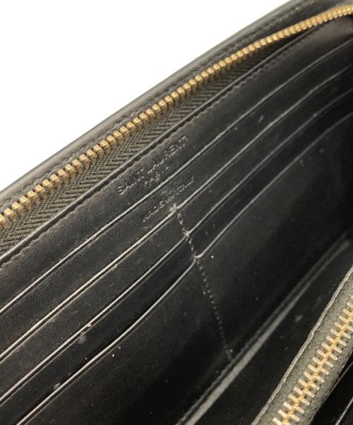 Saint Laurent Paris（サンローランパリ）Saint Laurent Paris (サンローランパリ) ラウンドファスナーロングウォレットの古着・服飾アイテム