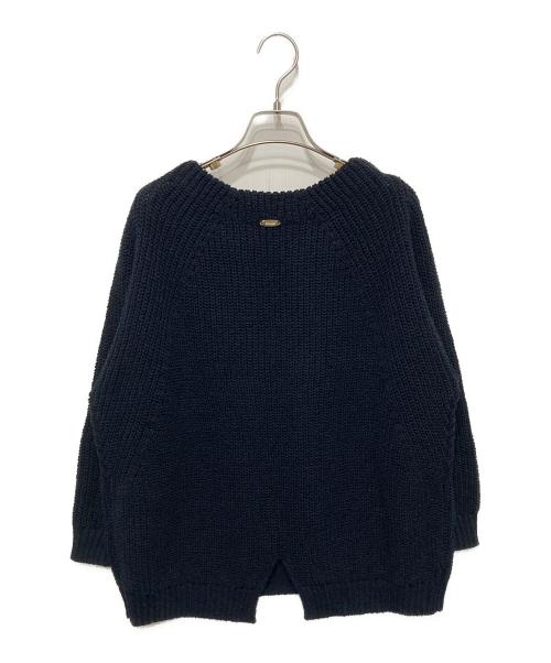 MUSE de Deuxieme Classe（ミューズ ドゥーズィエム クラス）MUSE de Deuxieme Classe (ミューズ ドゥーズィエム クラス) Lily Linen アゼ プルオーバー ネイビー サイズ:FREEの古着・服飾アイテム
