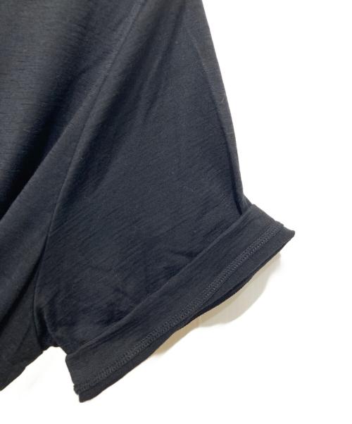 MUSE de Deuxieme Classe（ミューズ ドゥーズィエム クラス）MUSE de Deuxieme Classe (ミューズ ドゥーズィエム クラス) Prime wool jersey Tシャツ ブラック サイズ:FREEの古着・服飾アイテム