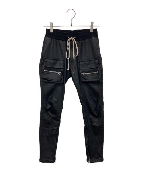 DANKE SCHON（ダンケ シェーン）Danke schon (ダンケ シェーン) コーティング カーゴパンツ ブラック サイズ:28の古着・服飾アイテム
