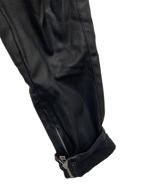 DANKE SCHON（ダンケ シェーン）Danke schon (ダンケ シェーン) コーティング カーゴパンツ ブラック サイズ:28の古着・服飾アイテム