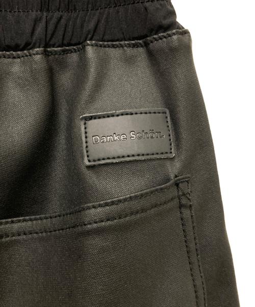 DANKE SCHON（ダンケ シェーン）Danke schon (ダンケ シェーン) コーティング カーゴパンツ ブラック サイズ:28の古着・服飾アイテム