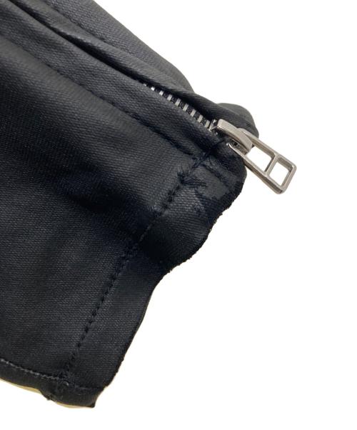 DANKE SCHON（ダンケ シェーン）Danke schon (ダンケ シェーン) コーティング カーゴパンツ ブラック サイズ:28の古着・服飾アイテム