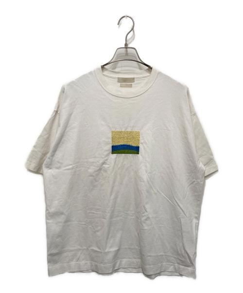 YOKE（ヨーク）YOKE (ヨーク) EMBROIDERED T-SHIRT ホワイト サイズ:3の古着・服飾アイテム