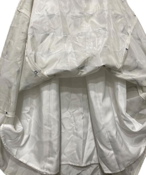 CADUNE（カデュネ）CADUNE (カデュネ) リボンジャガードスカート ホワイト サイズ:36の古着・服飾アイテム