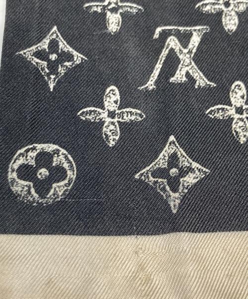 LOUIS VUITTON（ルイ ヴィトン）LOUIS VUITTON (ルイ ヴィトン) スカーフ バンドー キャットグラム ブラックの古着・服飾アイテム