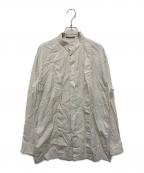 ISSEY MIYAKEイッセイミヤケ）の古着「80’s 比翼タックシャツ」｜ベージュ