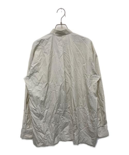 ISSEY MIYAKE（イッセイミヤケ）ISSEY MIYAKE (イッセイミヤケ) 80’s 比翼タックシャツ ベージュ サイズ:Ⅿの古着・服飾アイテム