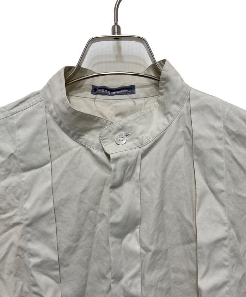 ISSEY MIYAKE（イッセイミヤケ）ISSEY MIYAKE (イッセイミヤケ) 80’s 比翼タックシャツ ベージュ サイズ:Ⅿの古着・服飾アイテム