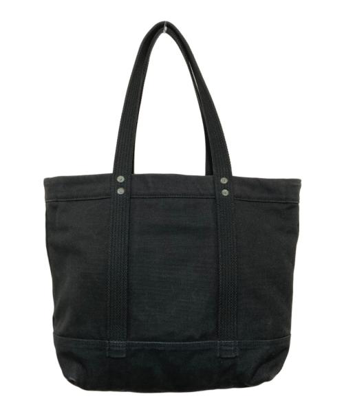 POLO RALPH LAUREN（ポロ・ラルフローレン）POLO RALPH LAUREN (ポロ・ラルフローレン) キャンバストートバッグ ブラックの古着・服飾アイテム