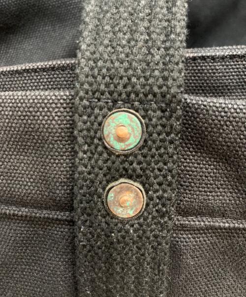 POLO RALPH LAUREN（ポロ・ラルフローレン）POLO RALPH LAUREN (ポロ・ラルフローレン) キャンバストートバッグ ブラックの古着・服飾アイテム