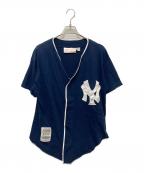 college concepts incカレッジ・コンセプツ・インコーポレイテッド）の古着「90's ベースボールシャツ」｜ネイビー