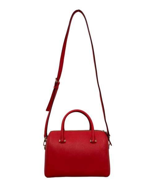 Kate Spade（ケイトスペード）Kate Spade (ケイトスペード) 2WAYボストンバッグ レッドの古着・服飾アイテム