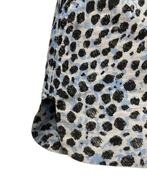 GANNI（ガニー）GANNI (ガニー) レオパードキャミワンピース ブルー サイズ:34の古着・服飾アイテム
