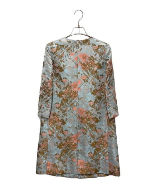 Sov.（ソブ）Sov. (ソブ) ノーカラーコート ブルー サイズ:表記無しの古着・服飾アイテム