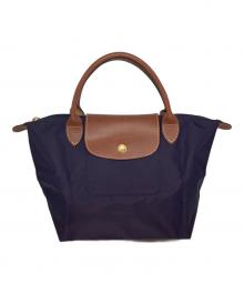 LONGCHAMP（ロンシャン）の古着「ル・プリアージュS トートバッグ」｜パープル