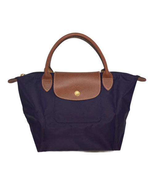 LONGCHAMP（ロンシャン）LONGCHAMP (ロンシャン) ル・プリアージュS トートバッグ パープルの古着・服飾アイテム