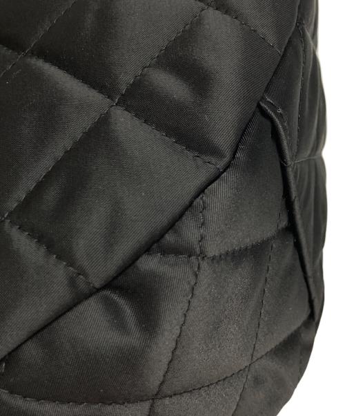 russet（ラシット）russet (ラシット) キルティングラウンドショルダーバッグ ブラックの古着・服飾アイテム
