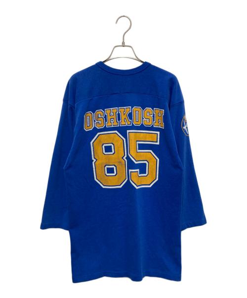 RUSSELL ATHLETIC（ラッセルアスレチック）RUSSELL ATHLETIC (ラッセルアスレチック) オールドフットボールTシャツ ブルー サイズ:Ⅿの古着・服飾アイテム