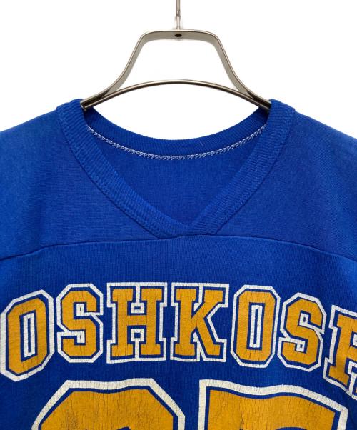 RUSSELL ATHLETIC（ラッセルアスレチック）RUSSELL ATHLETIC (ラッセルアスレチック) オールドフットボールTシャツ ブルー サイズ:Ⅿの古着・服飾アイテム