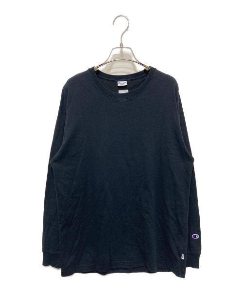 Champion（チャンピオン）Champion (チャンピオン) Ron Herman (ロンハーマン) 別注ロングスリーブカットソー ブラック サイズ:Ｓの古着・服飾アイテム