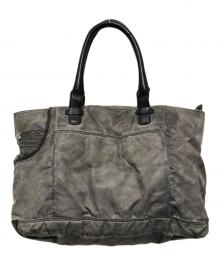 DIESEL（ディーゼル）の古着「レザーハンドルトートバッグ」｜ブラック