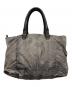 DIESEL (ディーゼル) レザーハンドルトートバッグ ブラック：7000円