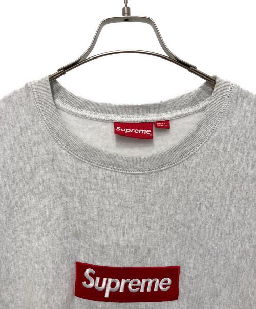 SUPREME（シュプリーム）SUPREME (シュプリーム) Box Logo Logo Crewneck Sweatshirt グレー サイズ:XLの古着・服飾アイテム