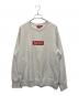 SUPREME（シュプリーム）の古着「Box Logo Logo Crewneck Sweatshirt」｜グレー