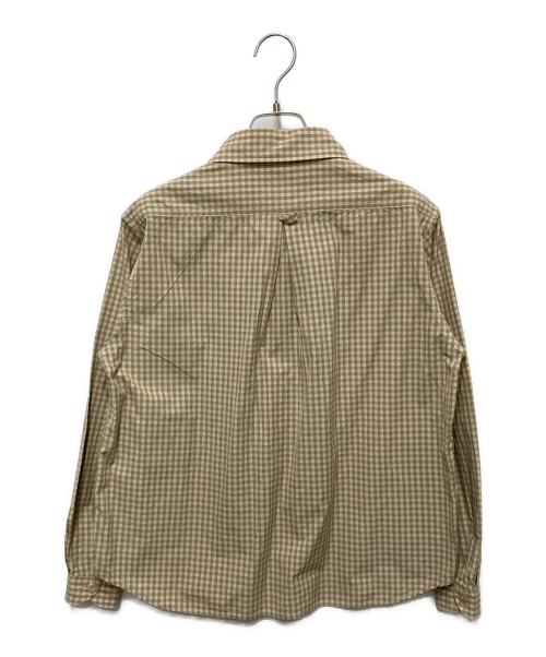 DANTON（ダントン）DANTON (ダントン) 丸襟プルオーバーシャツ カーキ サイズ:34の古着・服飾アイテム