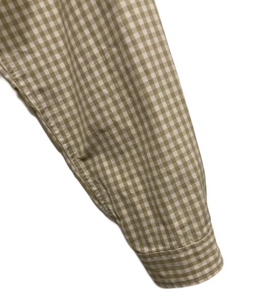 DANTON（ダントン）DANTON (ダントン) 丸襟プルオーバーシャツ カーキ サイズ:34の古着・服飾アイテム