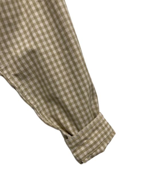 DANTON（ダントン）DANTON (ダントン) 丸襟プルオーバーシャツ カーキ サイズ:34の古着・服飾アイテム