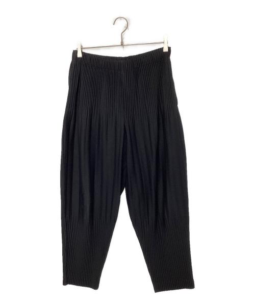 HOMME PLISSE ISSEY MIYAKE（オム プリッセ イッセイ ミヤケ）HOMME PLISSE ISSEY MIYAKE (オム プリッセ イッセイ ミヤケ) erasable pleated pants ブラック サイズ:2の古着・服飾アイテム