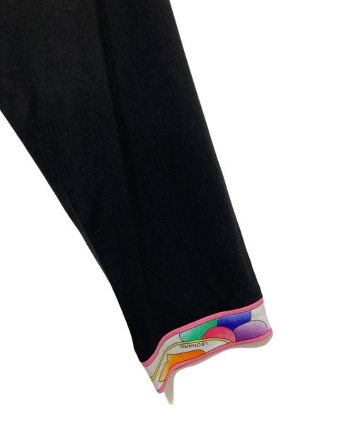 LEONARD PARIS（レオナール パリ）LEONARD PARIS (レオナール パリ) ハイネックストレッチカットソー ブラック サイズ:Lの古着・服飾アイテム