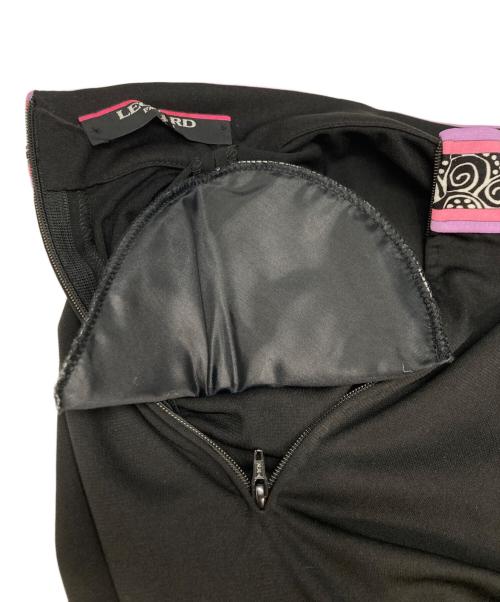 LEONARD PARIS（レオナール パリ）LEONARD PARIS (レオナール パリ) ハイネックストレッチカットソー ブラック サイズ:Lの古着・服飾アイテム