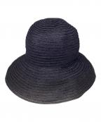 TODAYFULトゥデイフル）の古着「Abaca Brim Hat」｜ブラック