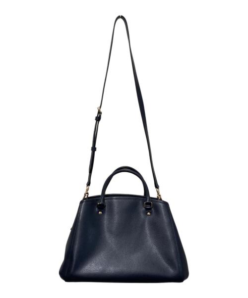 COACH（コーチ）COACH (コーチ) 2wayハンドバッグ ネイビーの古着・服飾アイテム