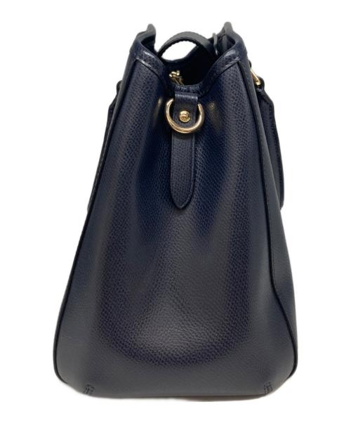 COACH（コーチ）COACH (コーチ) 2wayハンドバッグ ネイビーの古着・服飾アイテム