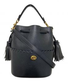 COACH（コーチ）の古着「Lora Bucketショルダーバッグ」｜ブラック