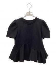CELFORD（セルフォード）の古着「アシンメトリーカットトップス」｜ブラック