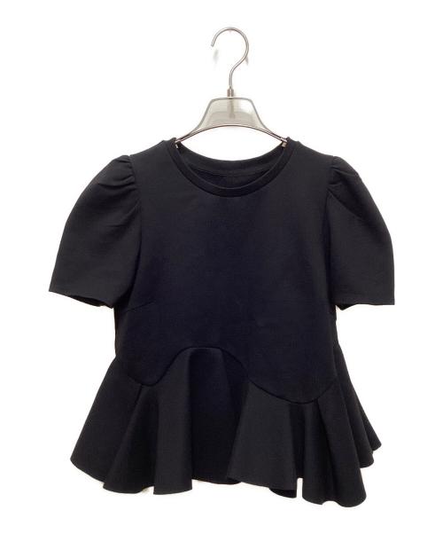 CELFORD（セルフォード）CELFORD (セルフォード) アシンメトリーカットトップス ブラック サイズ:FREEの古着・服飾アイテム
