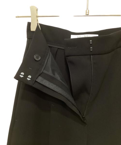 MaxMara（マックスマーラ）MaxMara (マックスマーラ) ワイドパンツ ブラック サイズ:34の古着・服飾アイテム