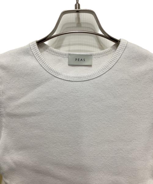 PEAS（ピース）PEAS (ピース) ボディスーツ ホワイト サイズ:FREEの古着・服飾アイテム
