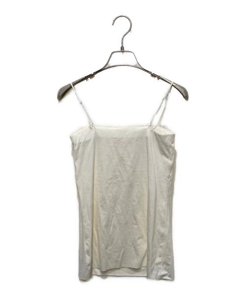 BIOTOP（ビオトープ）BIOTOP (ビオトープ) キャミソール ホワイトの古着・服飾アイテム
