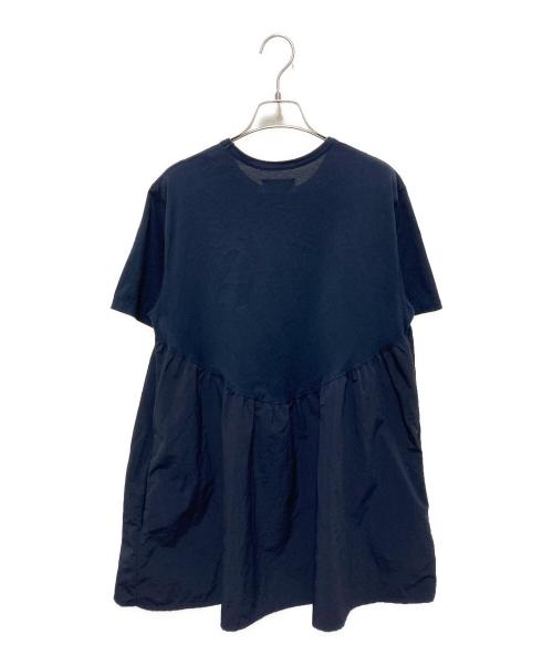 SINME（シンメ）SINME (シンメ) リメイクドッキングカットソー ネイビー サイズ:FREEの古着・服飾アイテム